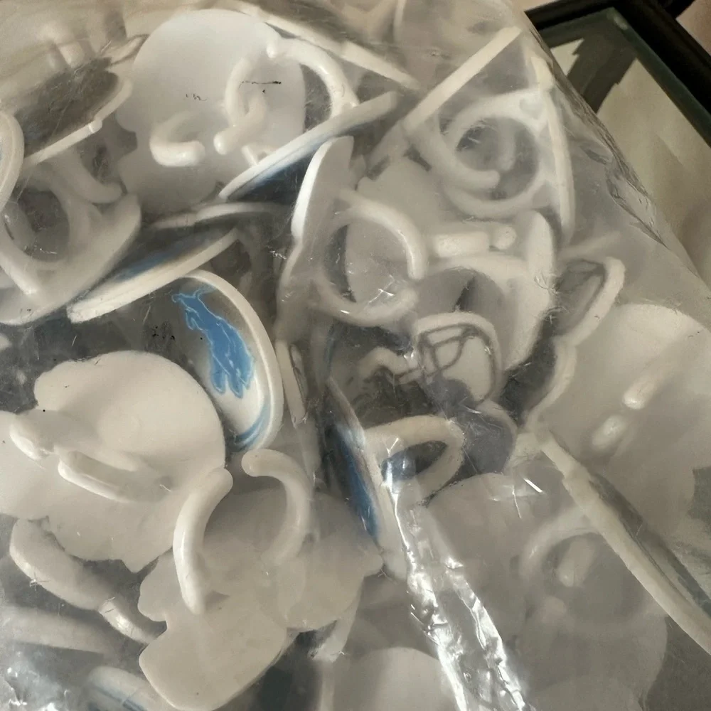Detroit Lions Favor Cupcake Plastic Ring Helmet Topper Souvenir Party 144